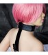 Collar con Restricciones Ajustable Negro
