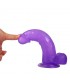 Dildo Jelly Studs 8 Púrpura