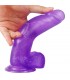 Dildo Jelly Studs 8 Púrpura