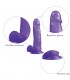 Dildo Jelly Studs 8 Púrpura