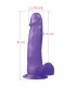 Dildo Jelly Studs 8 Púrpura