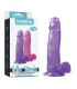 Dildo Jelly Studs 8 Púrpura