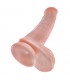 King Cock Pene con Testículos de 13 - Color Natural
