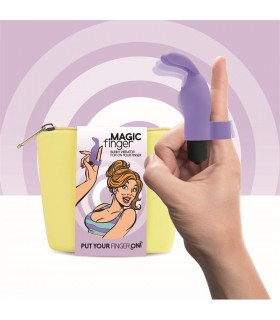 Magic Finger Vibrador para el Dedo Púrpura