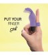 Magic Finger Vibrador para el Dedo Púrpura