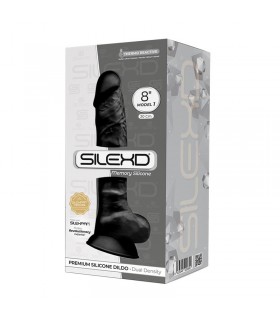 Dildo Dual Density Mod. 1 - 8 Negro