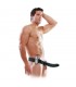 Fetish Fantasy Series Arnés Vibrador Hueco de 20 cm Negro