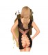 Mini Vestido Flame on the Rock Negro