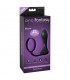 Anillo y Plug Anal Rechargeable Negro