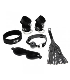 Rimba Bondage Play Set de Bondage 6 Piezas Color Negro