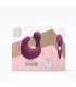 Swamson Anillo Estimulador Silicona Recargable USB Púrpura