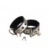 Esposas de Cuero y Metal para Pies Ajustable