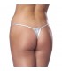 Micro Tanga Plateado Talla Unica