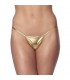 Micro Tanga Dorado Talla Unica