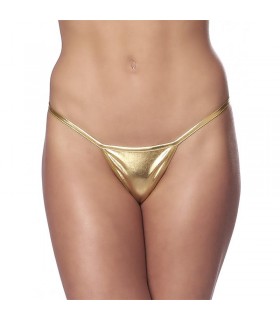 Micro Tanga Dorado Talla Unica