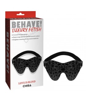 Antifaz Love Is Blind Patrón Gotas