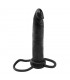 Dildo Anal Double Trouble - Color Negro