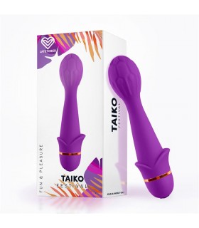 Taiko Vibrador Silicona Púrpura