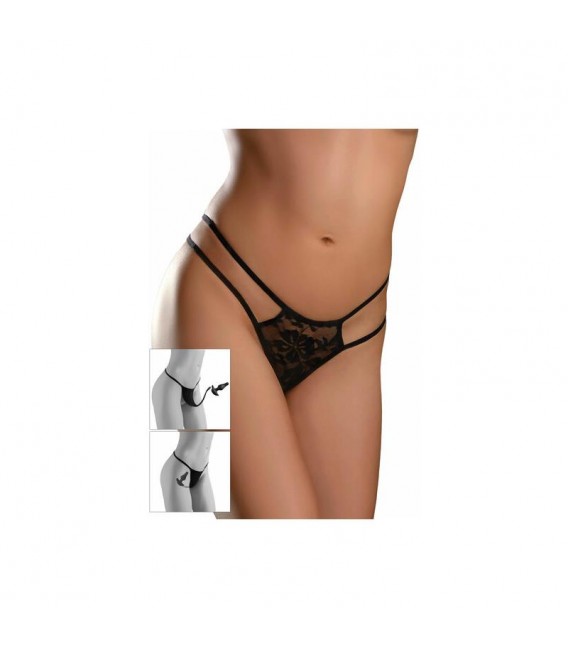 Braguita con plug anal y control remoto