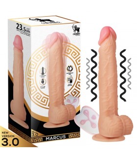 Marcus 3.0 Dildo Vibrador Realista Control Remoto Silicona L
