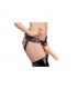 Bodice Arnés Estilo de Corazón Negro