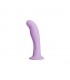 Royal Heart Dildo para Arnés Purpura