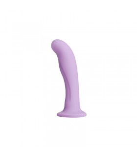 Royal Heart Dildo para Arnés Purpura