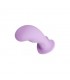 Royal Heart Dildo para Arnés Purpura