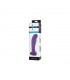 Royal Heart Dildo para Arnés Purpura