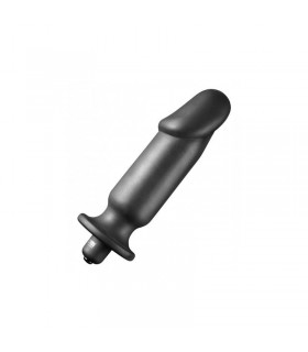 Plug Vibrador Mediano Negro