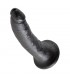 King Cock Pene de 7 - Color Negro