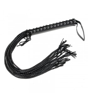 Rimba Bondage Play Flogger negra 90 cm