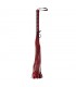 Rimba Bondage Play Flogger roja negra 90 cm