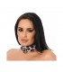 Collar de Cuero Leopardo Ajustable
