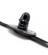Mordaza con Candado Forma de Pene 5 cm Pequeño Negro