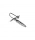 Plug Pene con Anillo Glande Metal 25mm