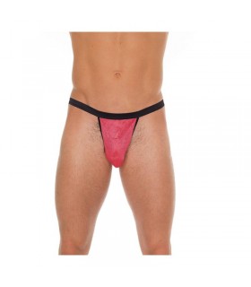 Tanga Rojo y Negro Talla Única