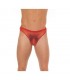 Tanga Rejilla Rojo Talla Única