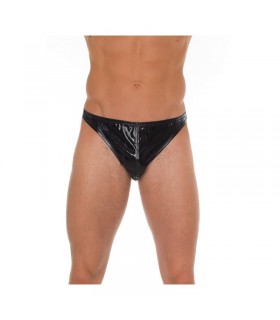 Tanga Negro Brillante Talla Única