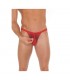 Tanga con Cremallera Rojo Talla Única