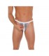 Tanga con Cremallera Blanco Talla Única