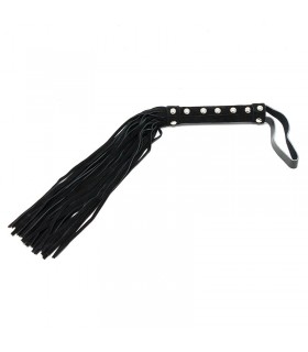 Rimba Bondage Play negro Flogger 44 cm