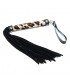 Rimba Bondage Play Flogger leopardo 35 cm