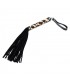 Rimba Bondage Play Flogger leopardo 35 cm