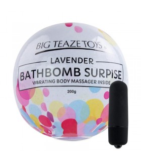 Pelota de Sal de Baño con Bala Vibradora