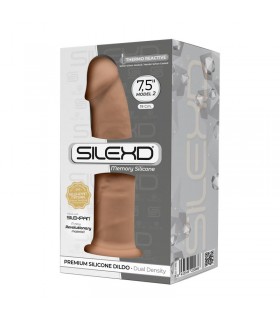 Dildo Dual Density Mod. 2 - 7.5 Caramel