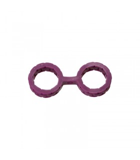 Esposas Japoneses para Bondage Silicona Premium Talla S Púrp