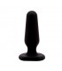 Plug Anal Silicona 7.5 x 2.5 cm Negro
