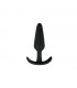 Plug Anal Silicona Negro - Grande