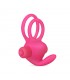 Anillo Vibrador Doble Power Clit Duo Rosa